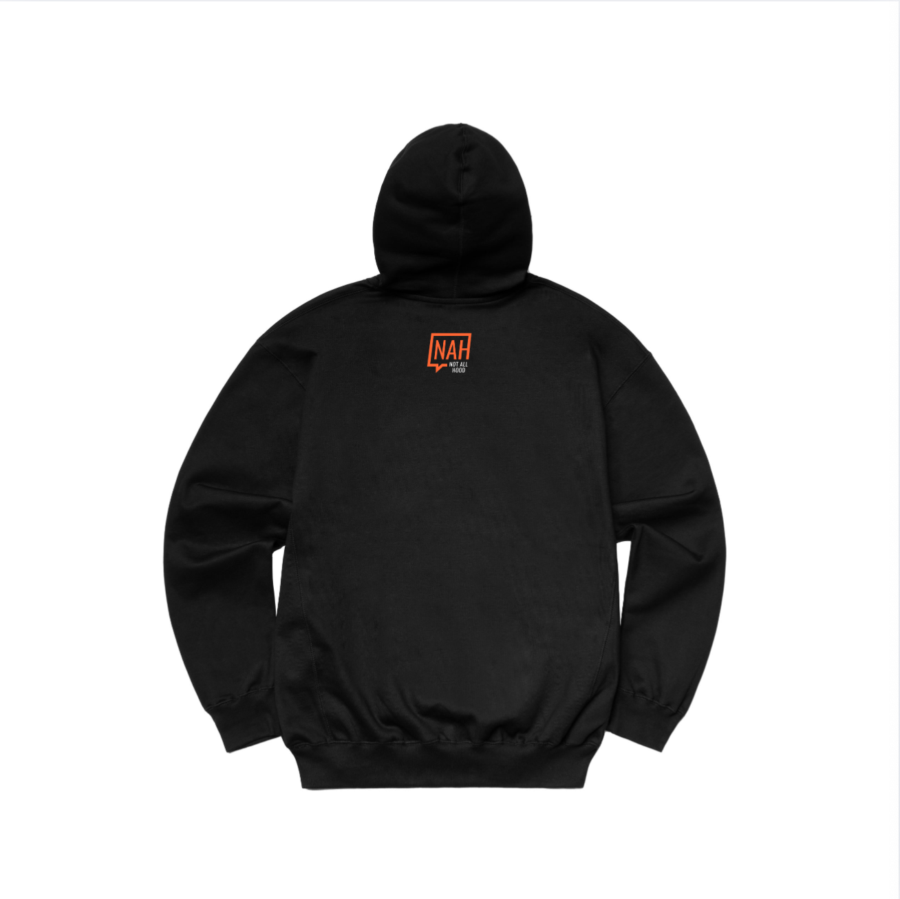 Not All Hood Black Hoodie