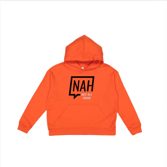 NAH Logo Orange Hoodie